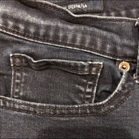 Bermuda Style Jean Shorts - Picture 3 of 5